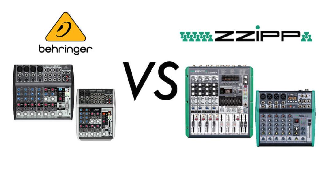 Mixer audio Behringer Vs. Mixer audio ZZIPP