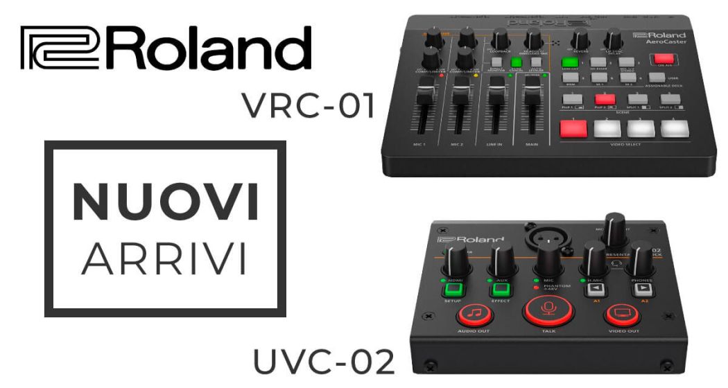 Mixer Video: Roland UVC-02 e Roland VRC-01 