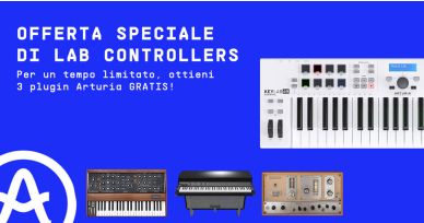 I migliori controller Arturia con Plug-in VST free (omaggio) sino al 31 dicembre 2021