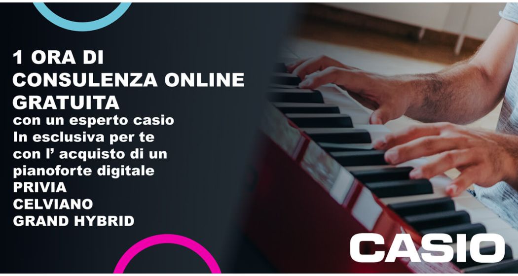 Come ricevere 1 ora di consulenza gratuita con Casio