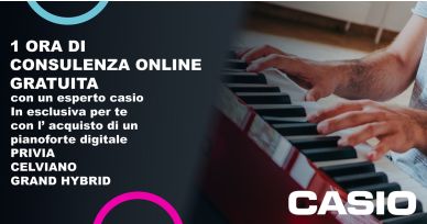 Come ricevere 1 ora di consulenza gratuita con Casio