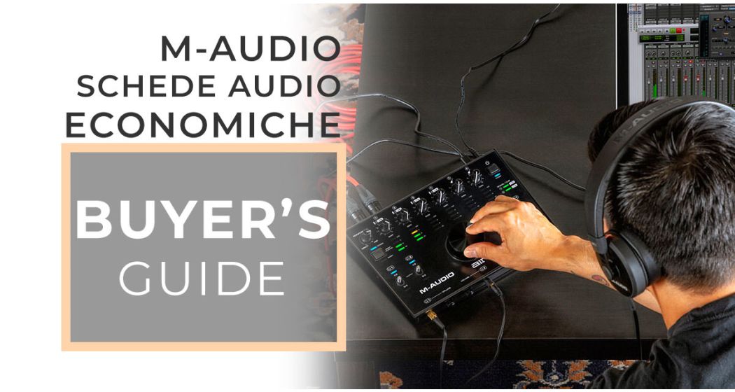 Tutte le schede audio economiche M-Audio Interfaces per PC M-Track