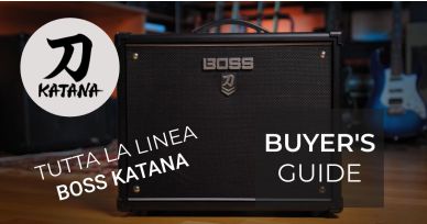 Guida completa degli amplificatori Boss Katana 50, 50 EX e 100