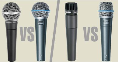 Shure Microfono confronto modelli