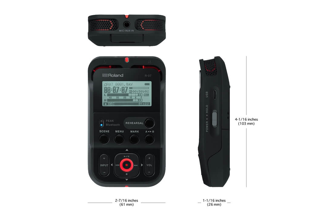 roland r07 dimension